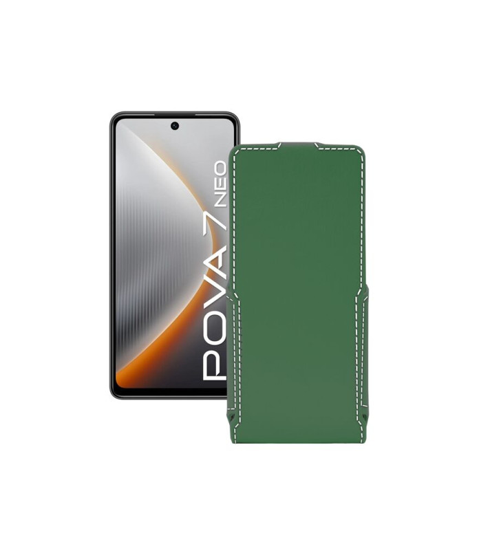 Чохол-флип з екошкіри для телефону Tecno Pova 7 Neo