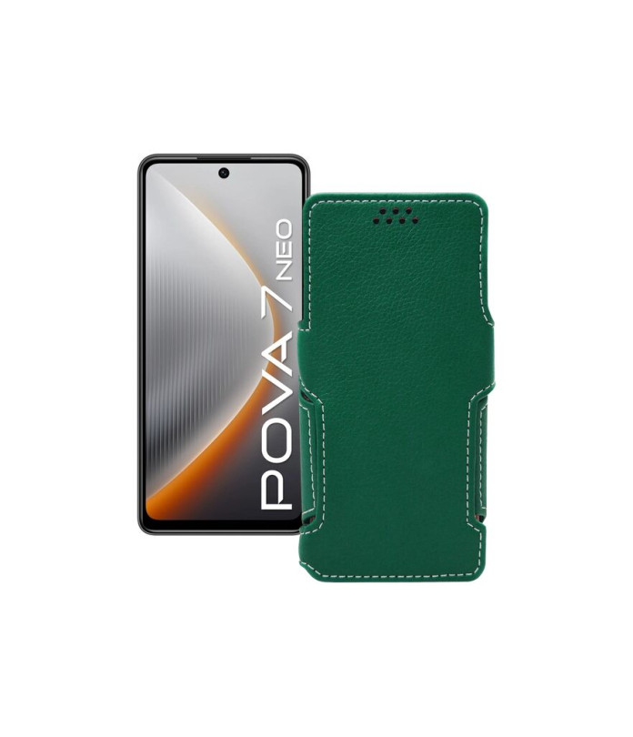 Чохол-книжка з екошкіри для телефону Tecno Pova 7 Neo