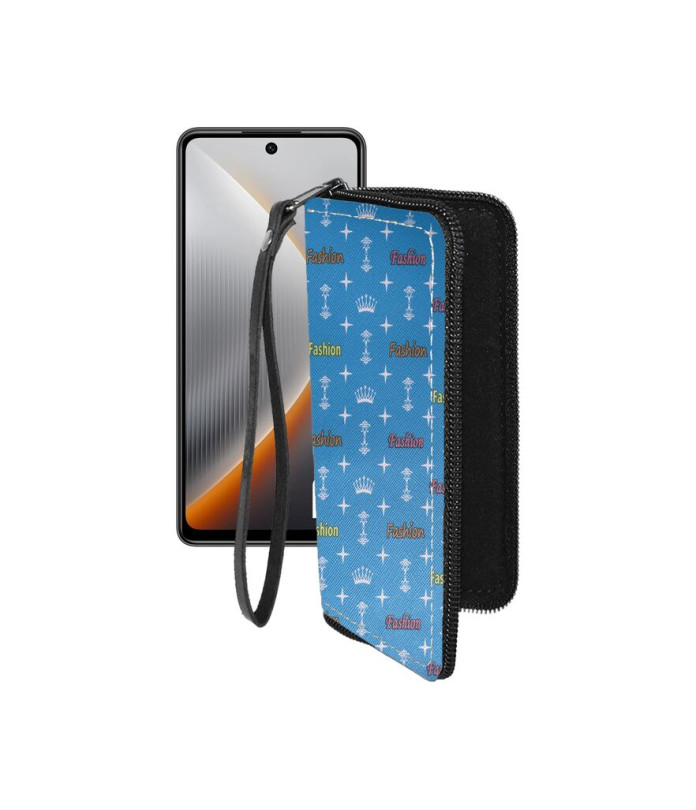 Чохол-гаманець з екошкіри для телефону Tecno Pova 7 Neo