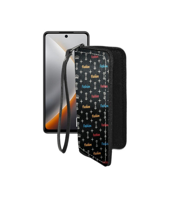 Чохол-гаманець з екошкіри для телефону Tecno Pova 7 Neo