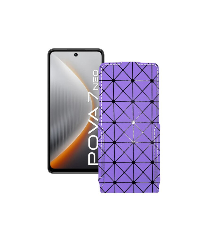 Чохол-флип з екошкіри для телефону Tecno Pova 7 Neo