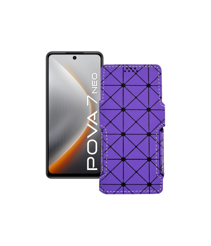 Чохол-книжка з екошкіри для телефону Tecno Pova 7 Neo