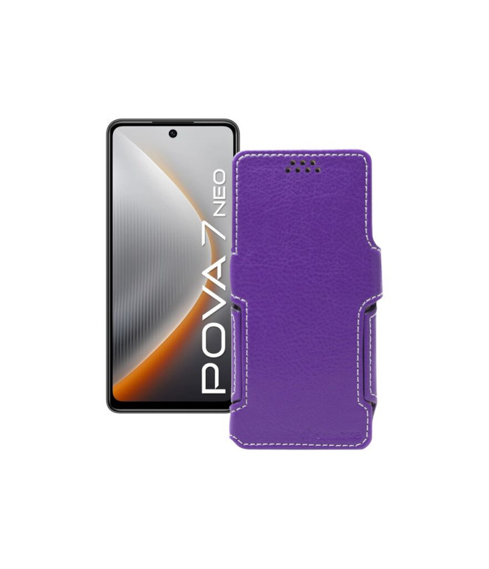 Чохол-книжка з екошкіри для телефону Tecno Pova 7 Neo