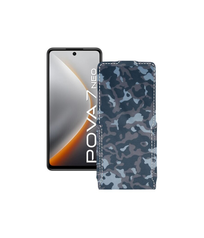 Чохол-флип з екошкіри для телефону Tecno Pova 7 Neo