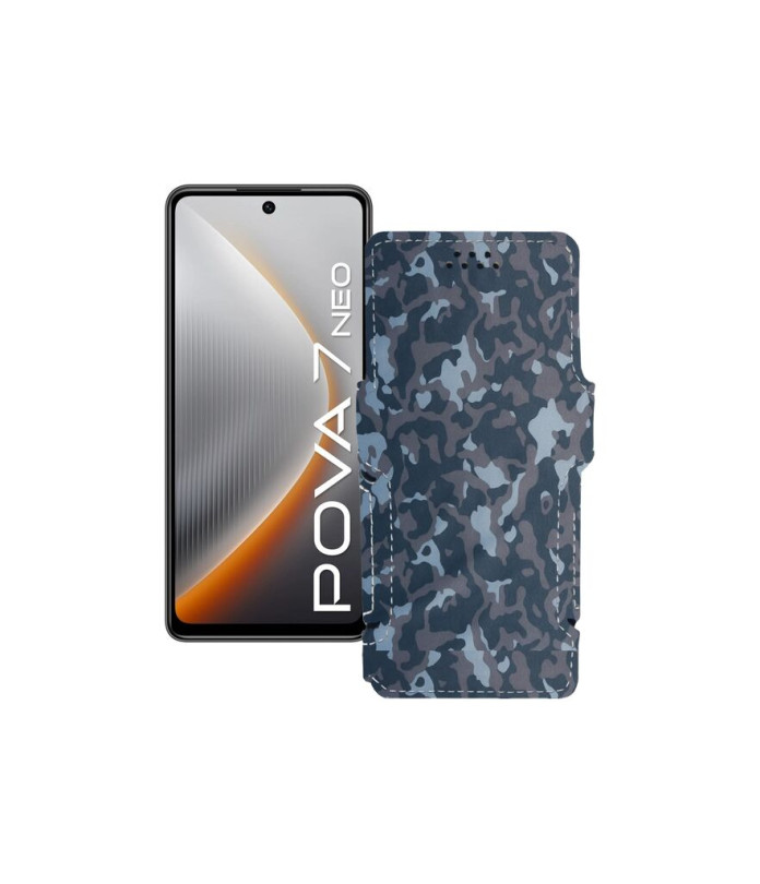 Чохол-книжка з екошкіри для телефону Tecno Pova 7 Neo