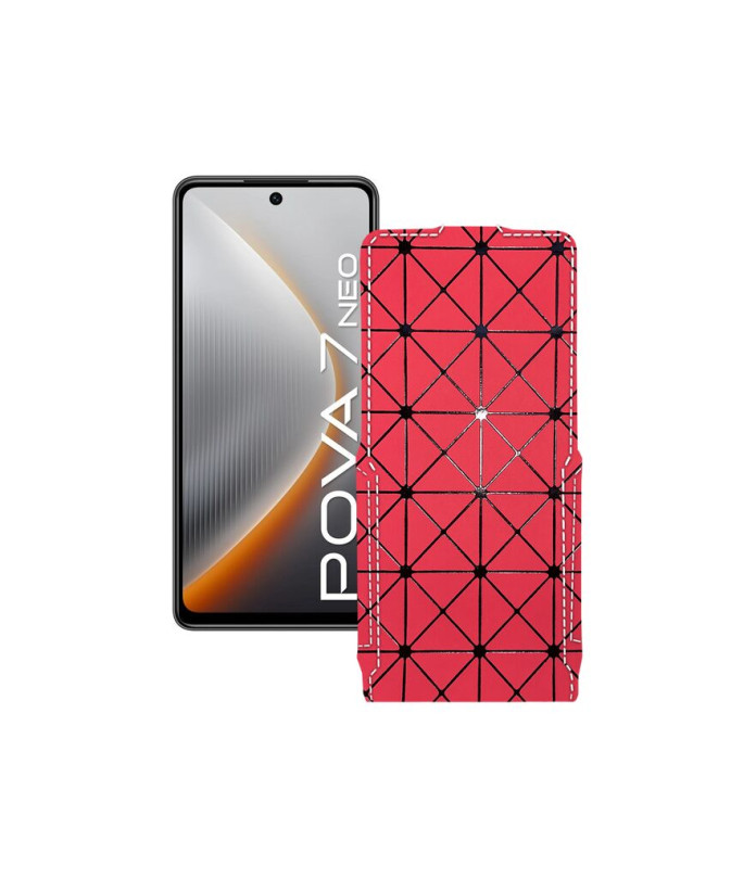 Чохол-флип з екошкіри для телефону Tecno Pova 7 Neo