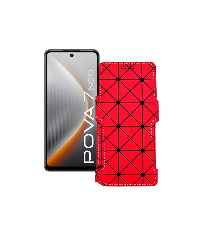 Чохол-книжка з екошкіри для телефону Tecno Pova 7 Neo