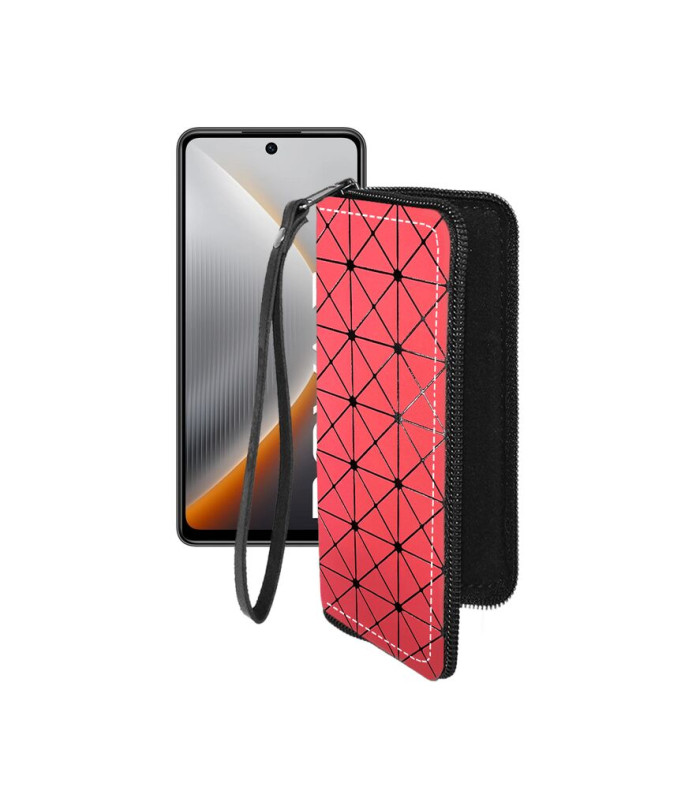 Чохол-гаманець з екошкіри для телефону Tecno Pova 7 Neo