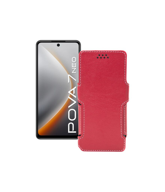 Чохол-книжка з екошкіри для телефону Tecno Pova 7 Neo