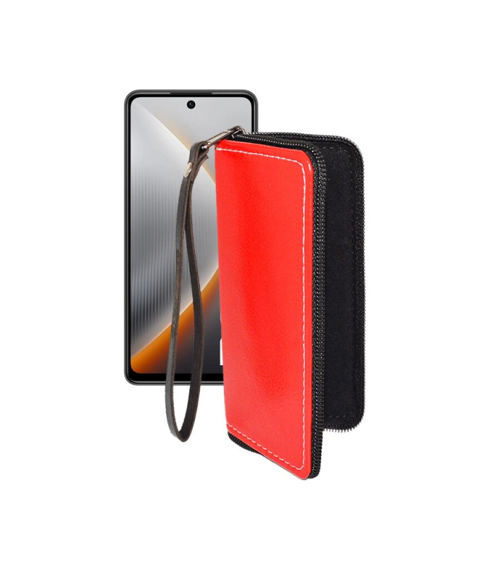 Чохол-гаманець з екошкіри для телефону Tecno Pova 7 Neo