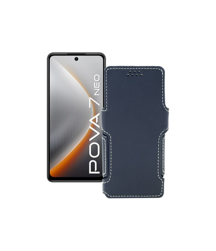 Чохол-книжка з екошкіри для телефону Tecno Pova 7 Neo