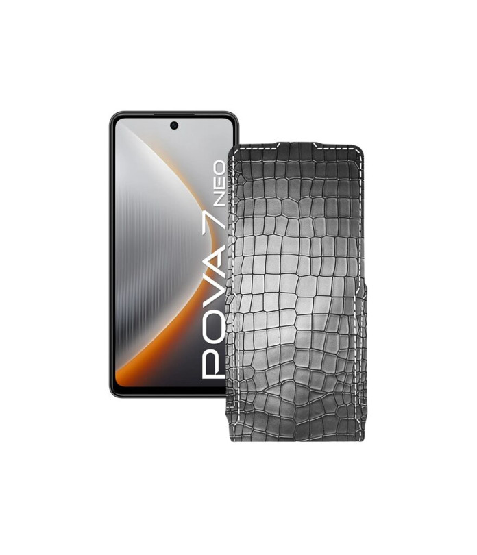 Чохол-флип з екошкіри для телефону Tecno Pova 7 Neo