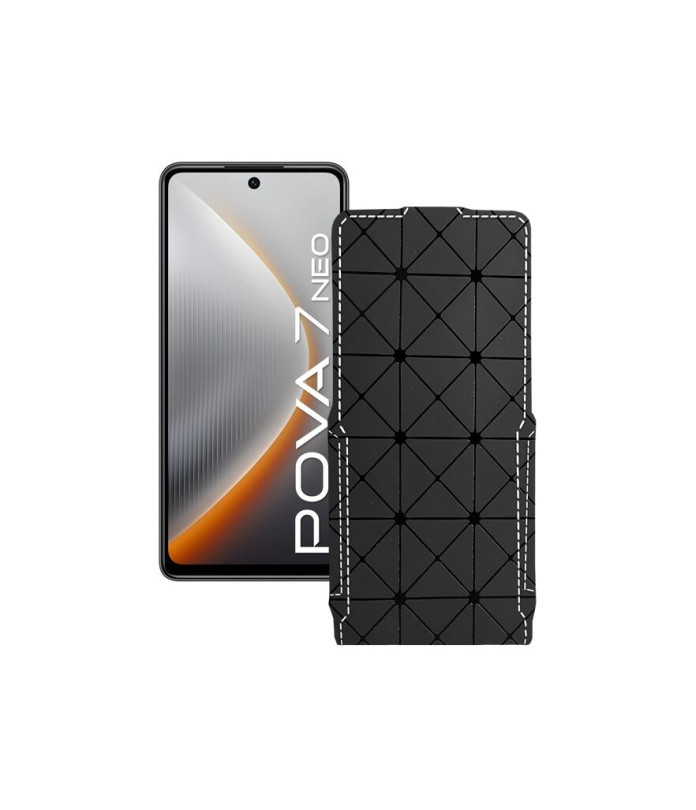 Чохол-флип з екошкіри для телефону Tecno Pova 7 Neo