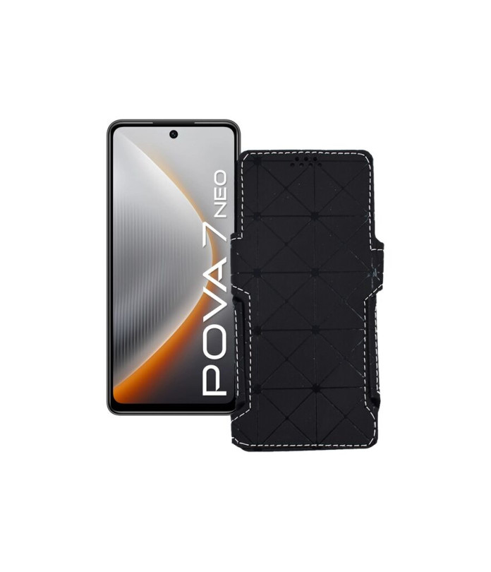 Чохол-книжка з екошкіри для телефону Tecno Pova 7 Neo