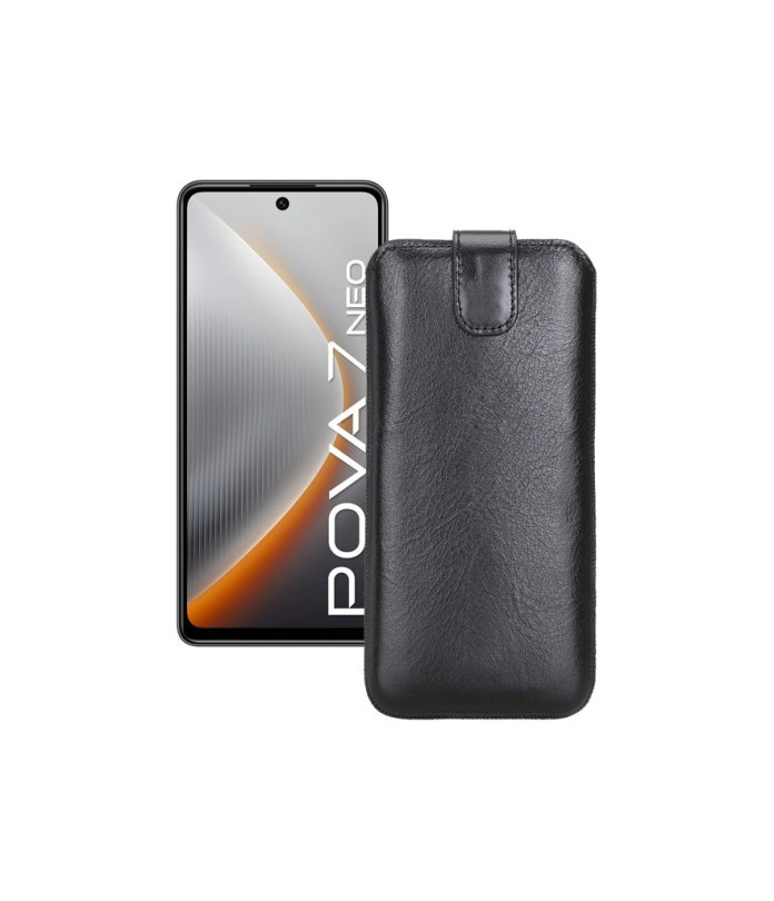 Витяжка з екошкіри для телефону Tecno Pova 7 Neo