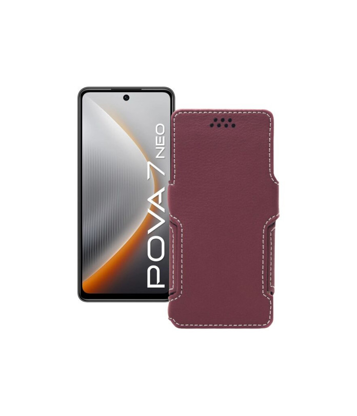 Чохол-книжка з екошкіри для телефону Tecno Pova 7 Neo