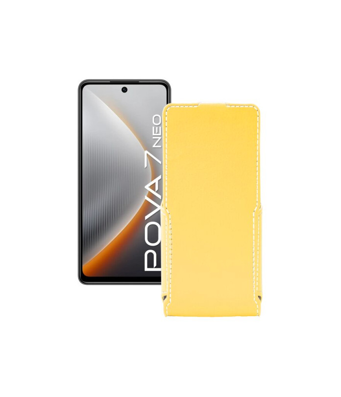 Чохол-флип з екошкіри для телефону Tecno Pova 7 Neo