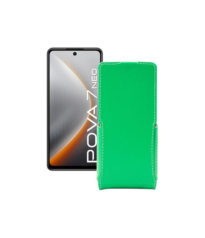 Чохол-флип з екошкіри для телефону Tecno Pova 7 Neo