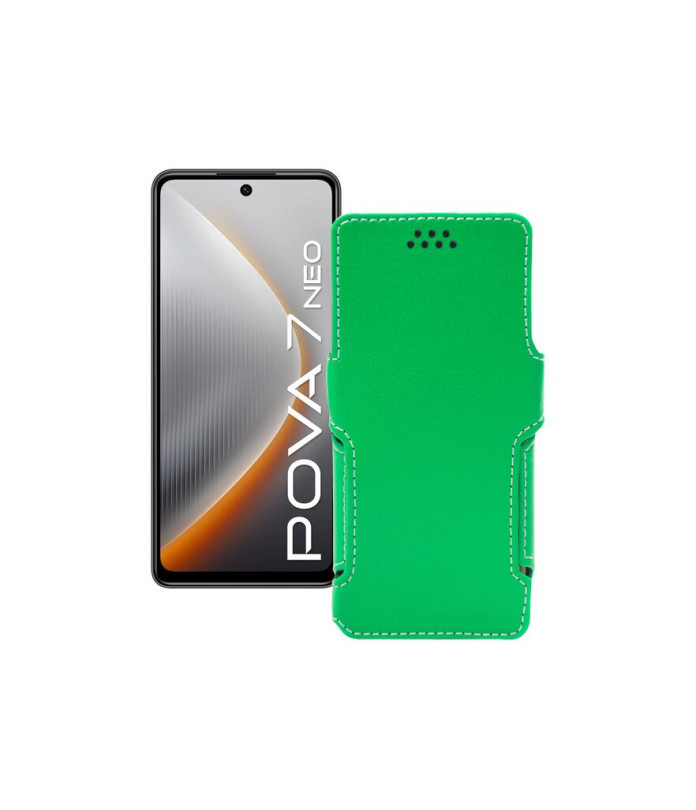 Чохол-книжка з екошкіри для телефону Tecno Pova 7 Neo