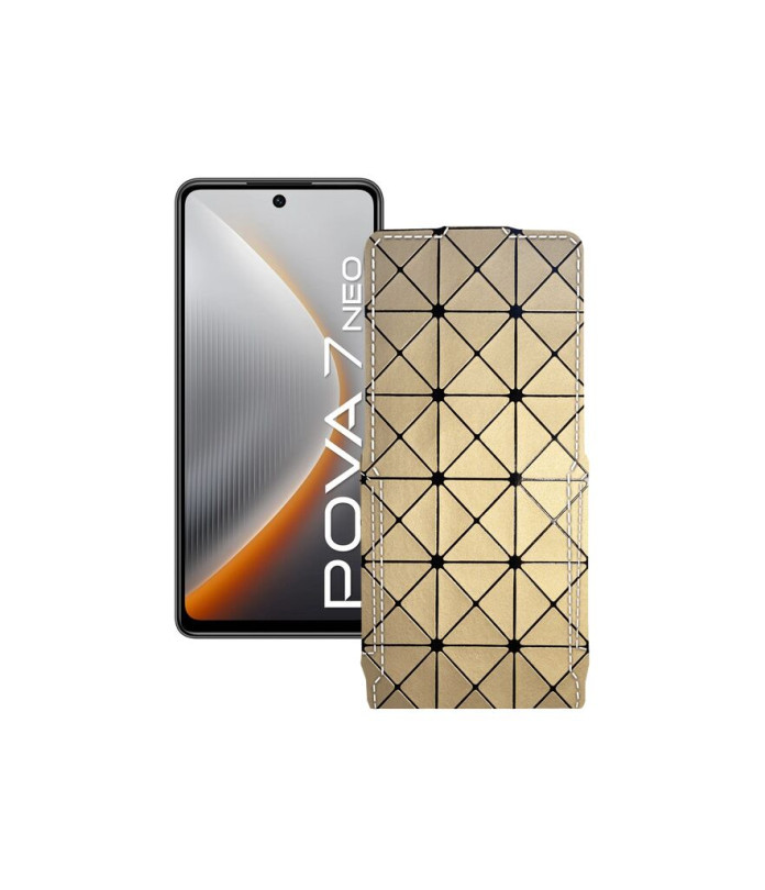 Чохол-флип з екошкіри для телефону Tecno Pova 7 Neo