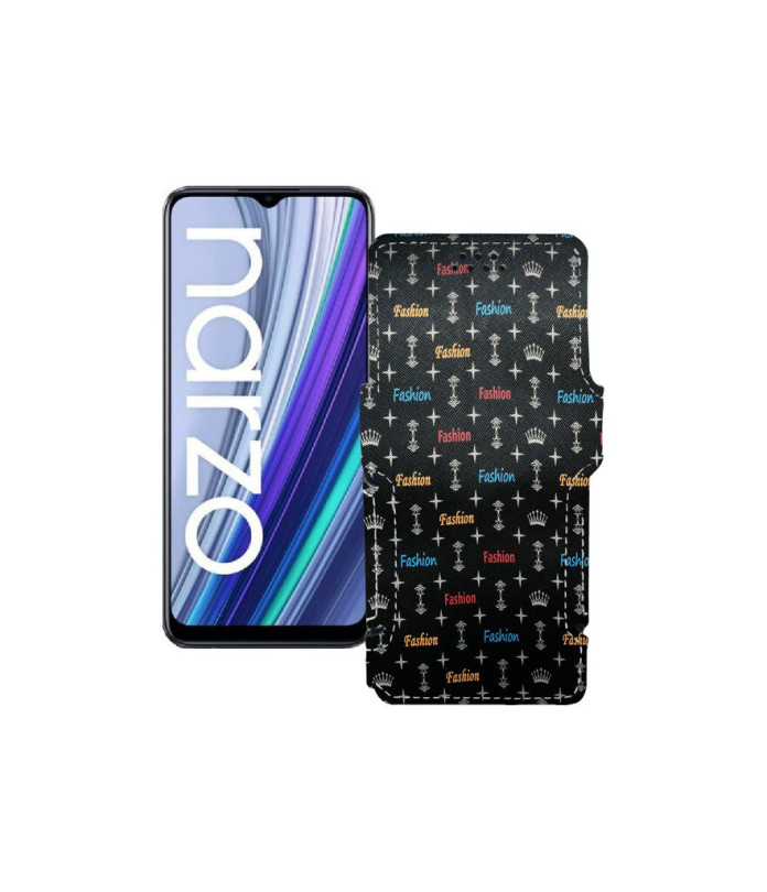 Чохол-книжка з екошкіри для телефону Realme Narzo 30A 2021