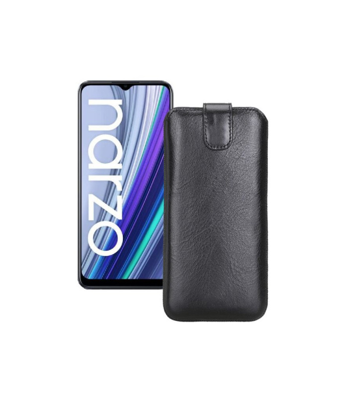 Витяжка з екошкіри для телефону Realme Narzo 30A 2021