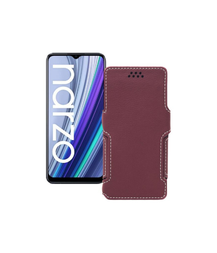 Чохол-книжка з екошкіри для телефону Realme Narzo 30A 2021