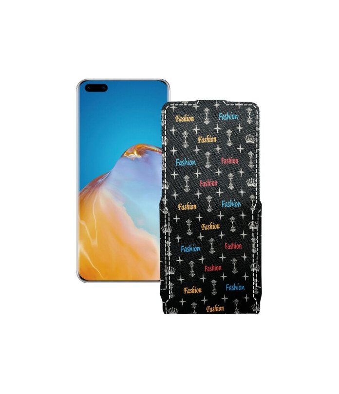 Чохол-флип з екошкіри для телефону Huawei P40 Pro