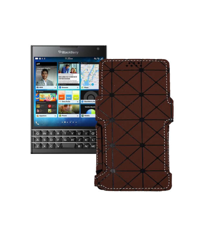 Чохол-книжка з екошкіри для телефону BlackBerry Passport