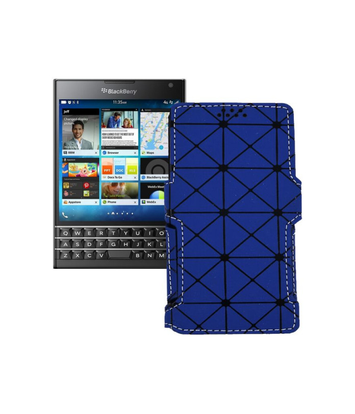 Чохол-книжка з екошкіри для телефону BlackBerry Passport