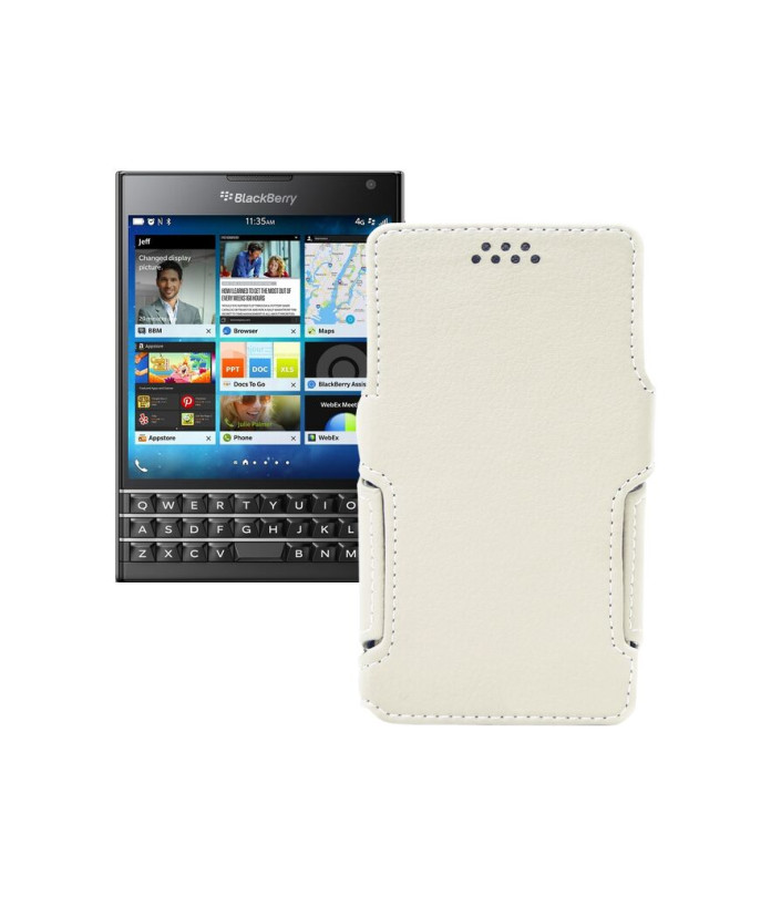 Чохол-книжка з екошкіри для телефону BlackBerry Passport