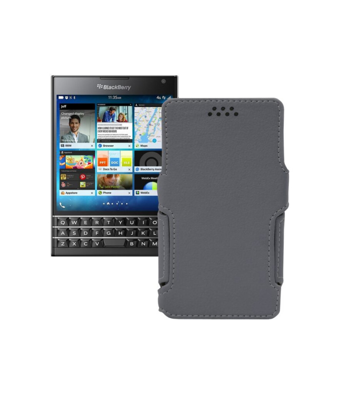 Чохол-книжка з екошкіри для телефону BlackBerry Passport