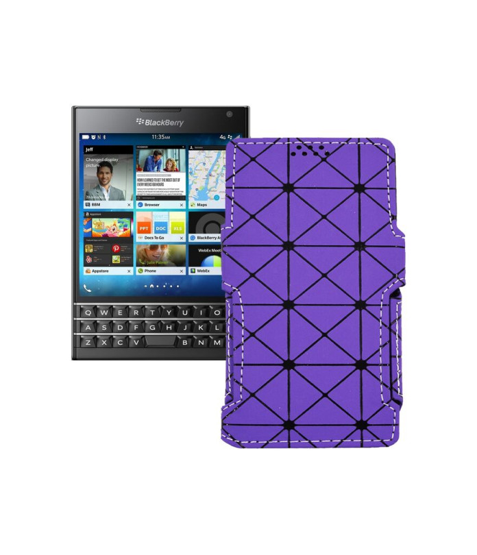 Чохол-книжка з екошкіри для телефону BlackBerry Passport