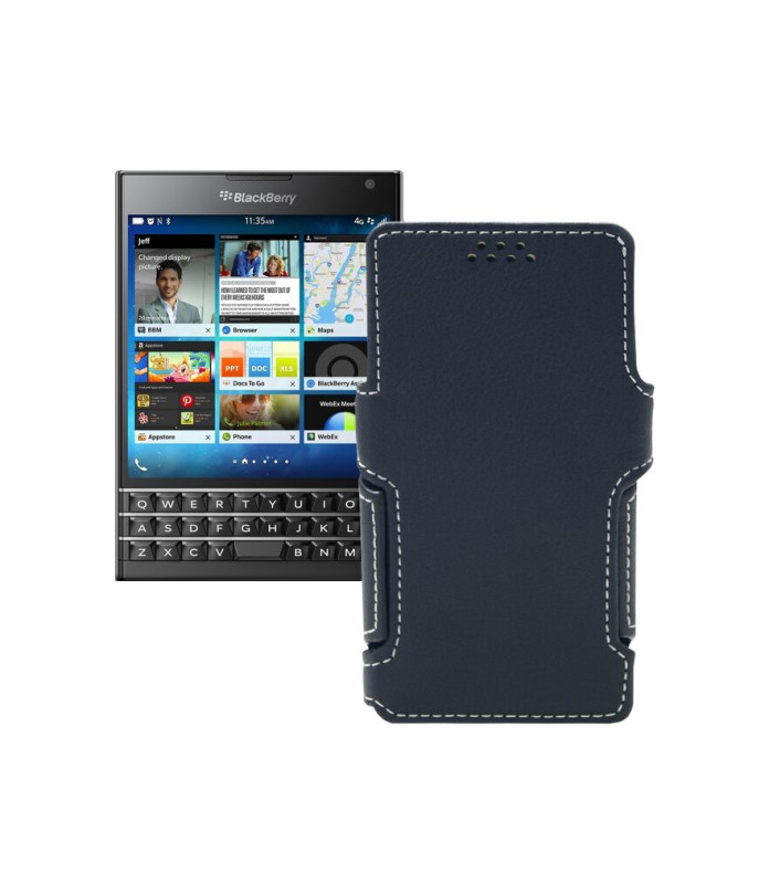 Чохол-книжка з екошкіри для телефону BlackBerry Passport