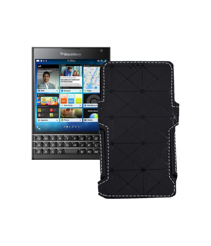 Чохол-книжка з екошкіри для телефону BlackBerry Passport