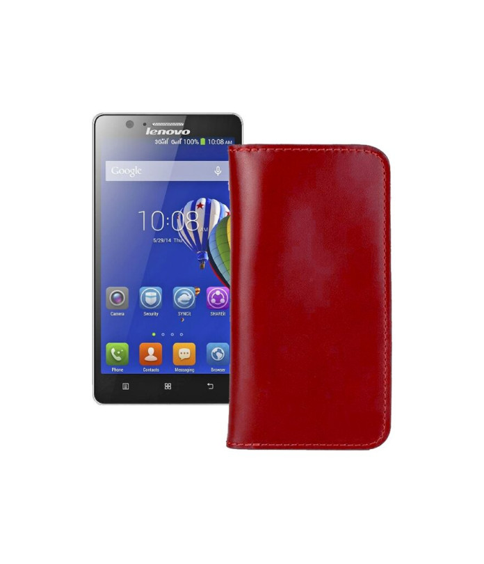 Портмоне з шкіри для телефону Lenovo A536