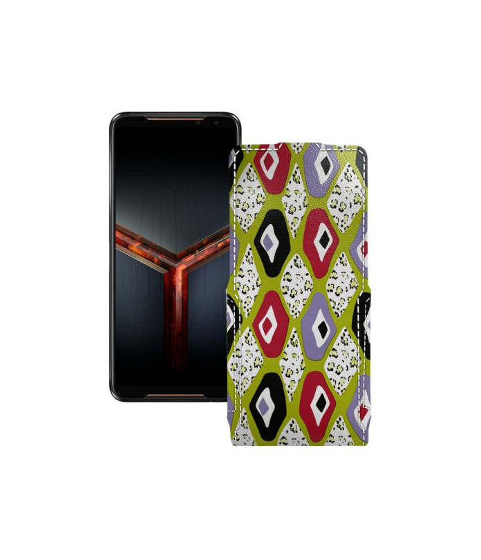 Чохол-флип з екошкіри для телефону Asus ROG Phone II ZS660KL