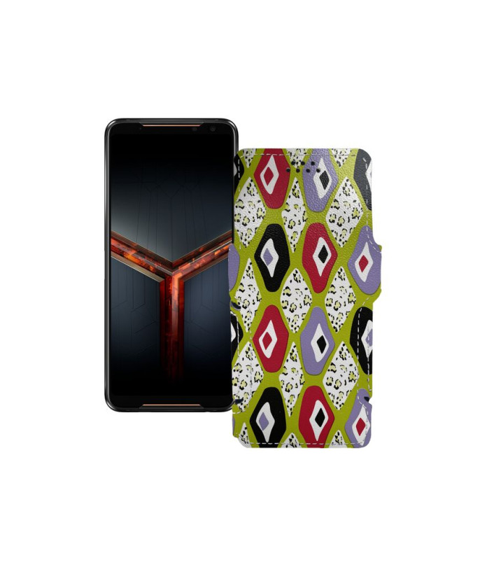 Чохол-книжка з екошкіри для телефону Asus ROG Phone II ZS660KL
