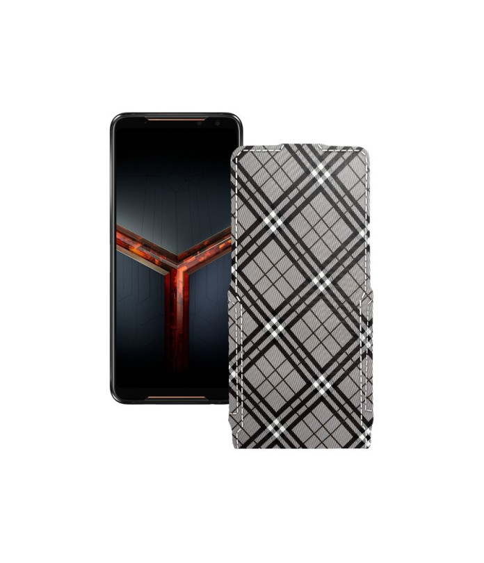 Чохол-флип з екошкіри для телефону Asus ROG Phone II ZS660KL