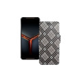 Чохол-книжка з екошкіри для телефону Asus ROG Phone II ZS660KL