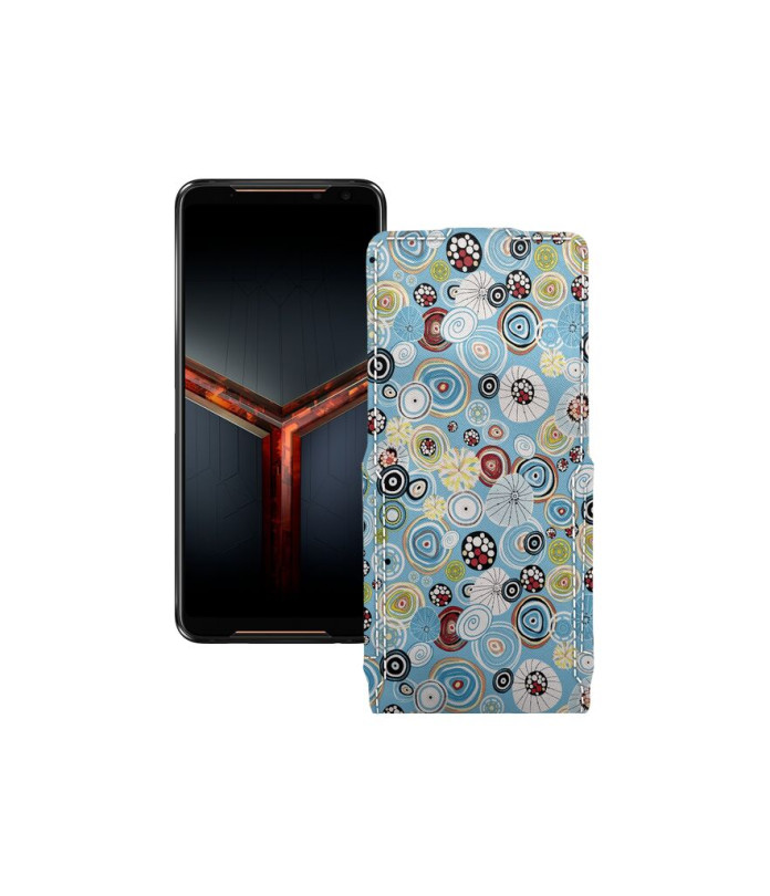 Чохол-флип з екошкіри для телефону Asus ROG Phone II ZS660KL