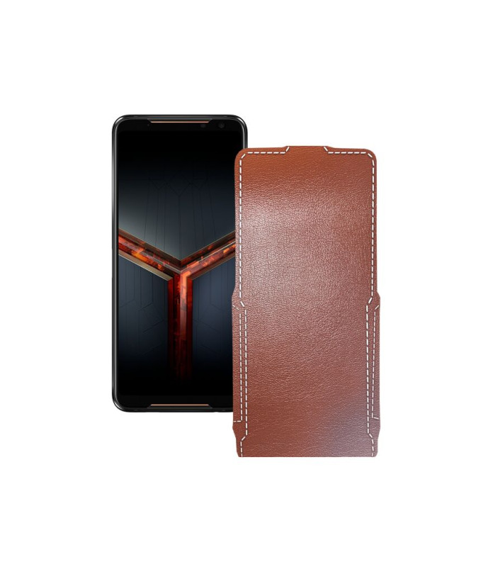 Чохол-флип з екошкіри для телефону Asus ROG Phone II ZS660KL