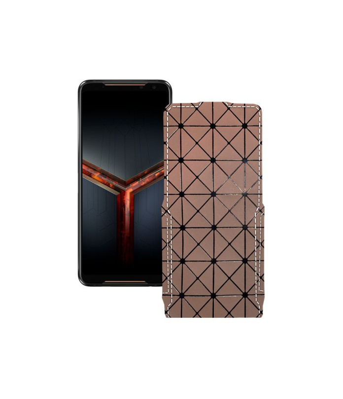 Чохол-флип з екошкіри для телефону Asus ROG Phone II ZS660KL