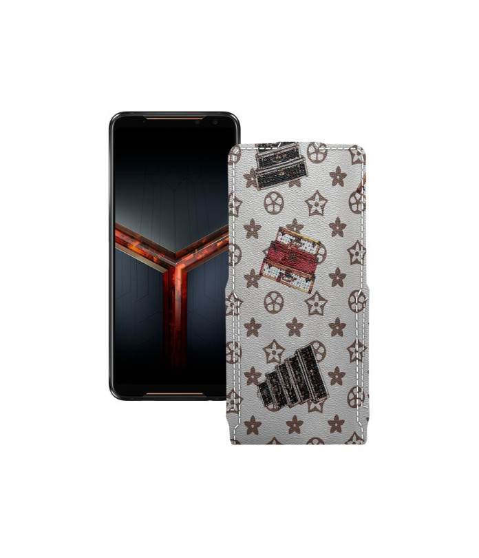 Чохол-флип з екошкіри для телефону Asus ROG Phone II ZS660KL