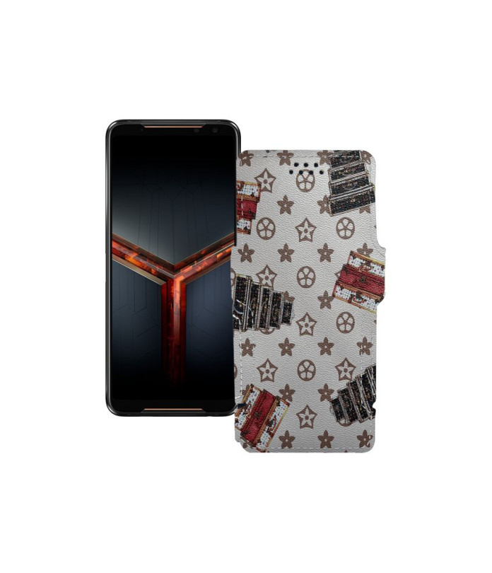 Чохол-книжка з екошкіри для телефону Asus ROG Phone II ZS660KL
