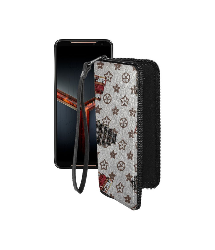 Чохол-гаманець з екошкіри для телефону Asus ROG Phone II ZS660KL