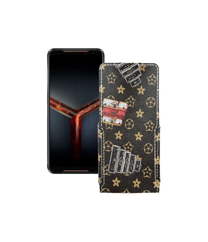 Чохол-флип з екошкіри для телефону Asus ROG Phone II ZS660KL