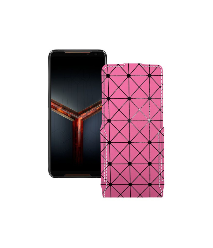 Чохол-флип з екошкіри для телефону Asus ROG Phone II ZS660KL