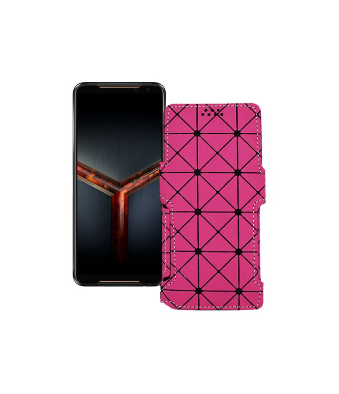 Чохол-книжка з екошкіри для телефону Asus ROG Phone II ZS660KL