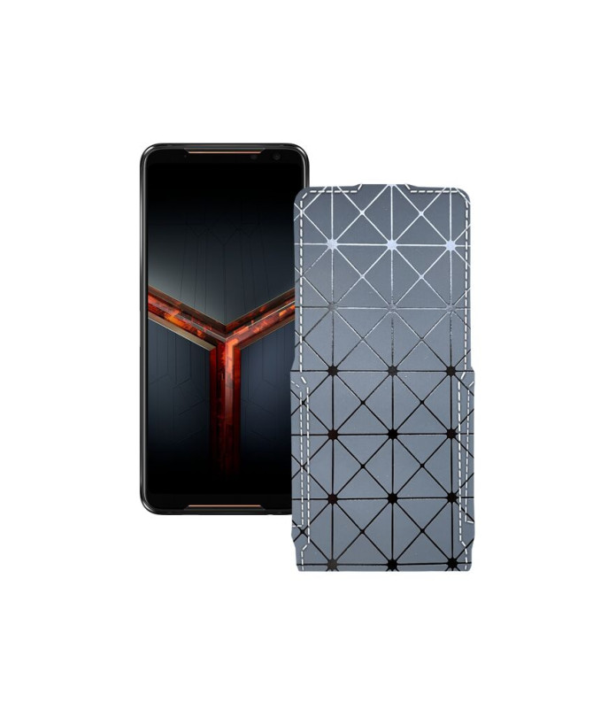 Чохол-флип з екошкіри для телефону Asus ROG Phone II ZS660KL